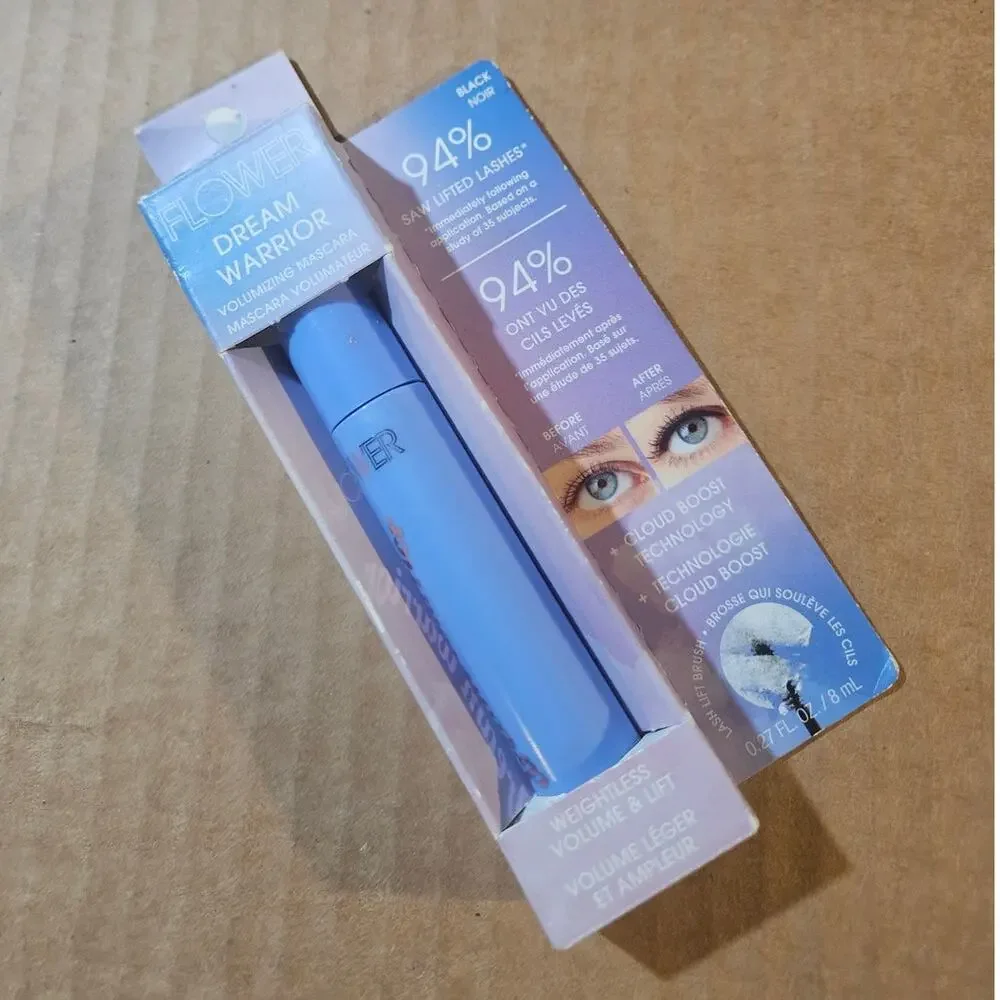 Flower Beauty Dream Warrior Volumizing Mascara BLACK ~ Weightless Volume & Lift